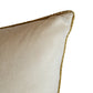 Velvet Cushion Cover -Multicolor Gradation with Cord Piping 16x16 Inches (Set of 1)