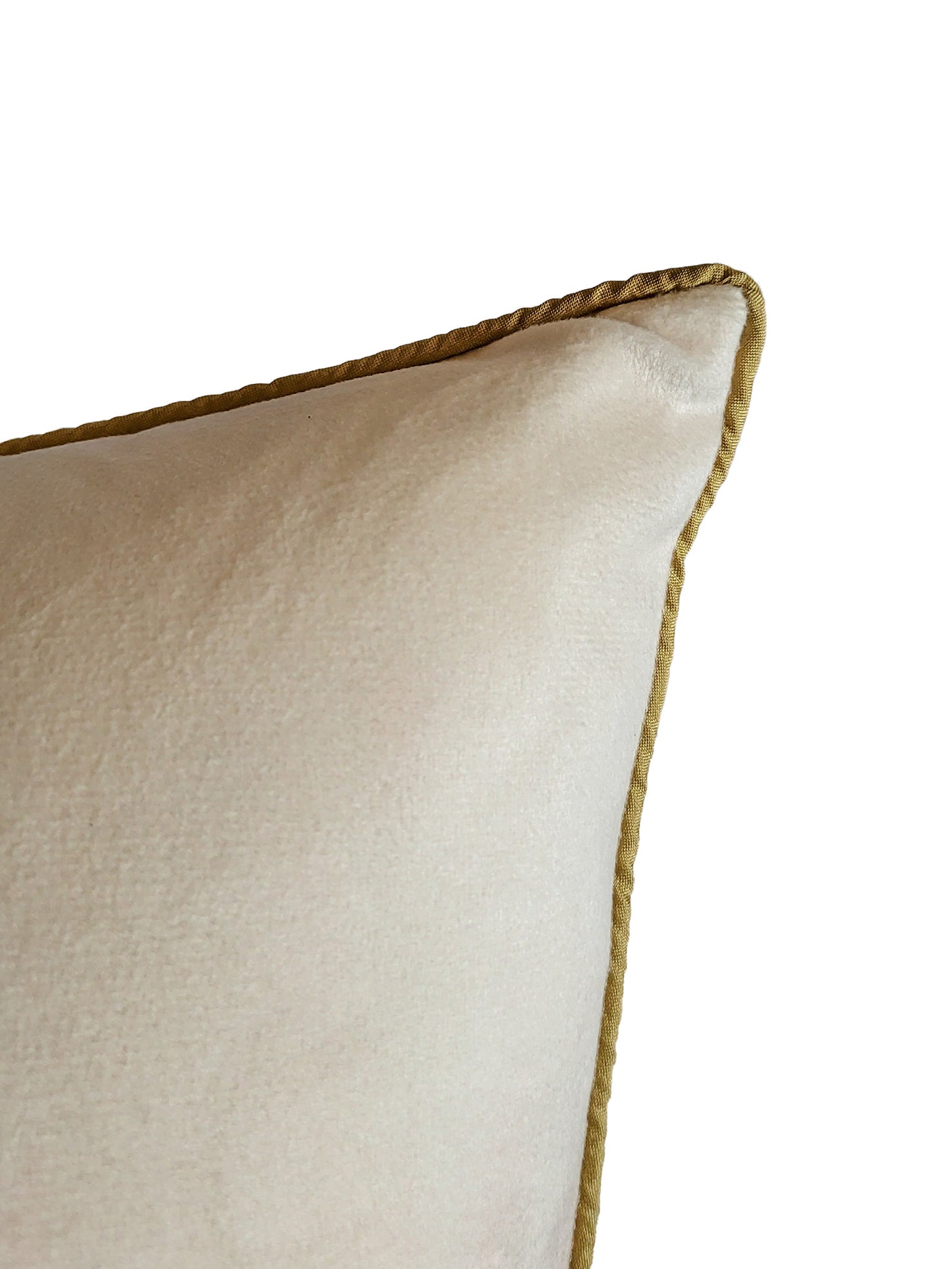 Velvet Cushion Cover -Multicolor Gradation with Cord Piping 16x16 Inches (Set of 1)
