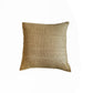 ZEBA Cushion Cover - Luxe Collection | Sofa, Bedroom, Couch | Self Textured | Golden Brown - Polyester | 18x18 inch (45x45 cms) (Pack of 1)