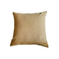 ZEBA Cushion Cover - Luxe Collection | Sofa, Bedroom, Couch | Self Textured | Golden Brown - Polyester | 18x18 inch (45x45 cms) (Pack of 1)