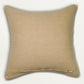 ZEBA Cushion Cover - Luxe Collection | Sofa, Bedroom, Couch | Self Textured | Golden Brown - Polyester | 18x18 inch (45x45 cms) (Pack of 1)