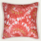 Poly Cotton Pink Cushion Cover -Digital Print |Hand-Painted Gold Strokes – 16x16 Inches (Set of )