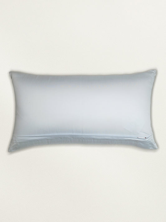 Hand Embroidery Cushion Cover | Paisley Design - Cotton 12 x 22 inches