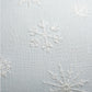 Hand Embroidery Cushion Cover | Snowflakes with Cord Piping - Cotton 20x20 inches