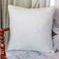 Hand Embroidery Cushion Cover | Snowflakes with Cord Piping - Cotton 20x20 inches