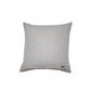 Polyester Blend Cushion Cover – White, Patch Work + Machine Embroidery, 18x18 inch, Set of 1