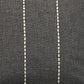 Polyester Blend Cushion Cover - Black, Digital Flange , Flat Piping & Hand Embroidery (Godri Stitch), 16x16 inches, Set of 1"