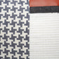 Leather & Polyester Cushion Cover – White, Digital + Patch Work, 16x16 inch, Set of 1