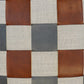 Patti Work Modern Cushion Cover 16 Inch x 16 Inch | Leather