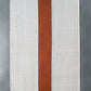 Leather Cushion Cover - Light Grey with Patch Work and Machine Thin Line, 16x16 inches, Set of 1