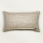 Hand Knotted Embroidered Cushion Cover | Linen 12x22 - 12x22 Inches