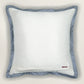 Embroidered Cushion Cover 16 Inch x 16 Inch | Grey