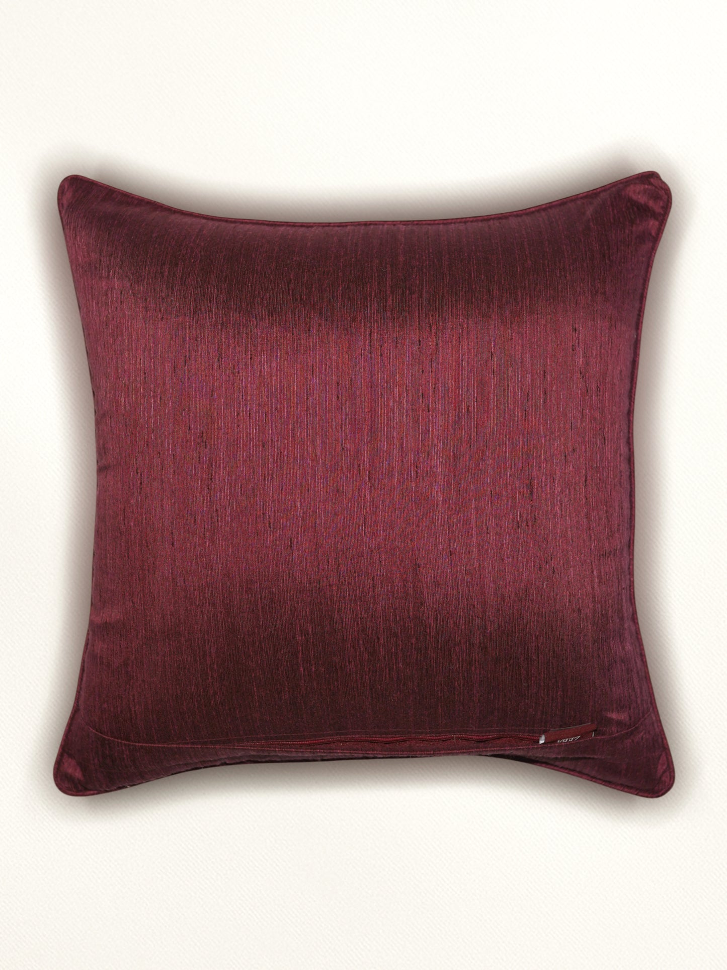 Floral Embroidered Cushion Cover 16 Inch x 16 Inch | Polyester