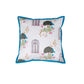 Pichwai Collection of Hand Embroidered Cushion Covers | Multicolor, Velvet (Set of 2)