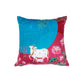 Pichwai Collection of Hand Embroidered Cushion Covers | Multicolor, Velvet (Set of 2)