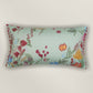 Floral Embroidered Cushion Cover 12 Inch x 22 Inch | Green
