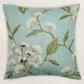 Hand Embroidered Luxe Collection Cushion Cover | Tree Leave Embroidery Green - 16x16 Inches