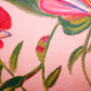 Multicolor Linen Cushion Cover- Hand Painted Design 12x12 inches,set of 1