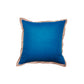 Blue Linen Cushion Cover-Flat Piping |16x16 inches,set of 1
