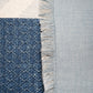 Polyester Blend Cushion Cover – Multi-Color, Patchwork with Frayed Detailing 12x22 inch Set of 1