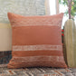 Block Printed Luxe Collection Cushoin Covers with Flange Border | Beige - 16x16, 18x18, 20x20, 12x22 inches (Set of 6)