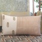 Block Printed Luxe Collection Cushoin Covers with Flange Border | Beige - 16x16, 18x18, 20x20, 12x22 inches (Set of 6)