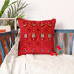 Pichwai Collection of Hand Embroidered Cushion Covers | Multicolor, Velvet 16 inches X 16 inches, 18 inches X 18 inches (Set of 2)