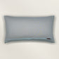Linen Light Blue Cushion Cover- Hand Painted, 12x22 inches, Set of 1