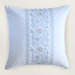 Polyester Blend Cushion Cover - Off White with Digital & Hand Work and Lace, 16x16 inches, Set of 1