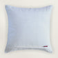 Polyester Blend Cushion Cover - Off White with Digital & Hand Work and Lace, 16x16 inches, Set of 1