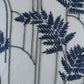 Embroidered Cushion Cover 16 Inch x 16 Inch | Blue | Linen