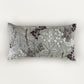 Floral Embroidered Grey Cushion Cover 16 Inch x 16 Inch | Linen