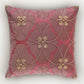 Aari Embroidered Cushion Cover 16 Inch x 16 Inch | Velvet | Maroon