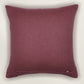 Floral Embroidered Cushion Cover 16 Inch x 16 Inch | Maroon