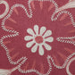 Floral Embroidered Cushion Cover 16 Inch x 16 Inch | Maroon