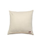 White Linen Cushion Cover with Hand Embroidery, 16x16inches, Set of 1