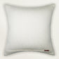 White Linen Cushion Cover with Hand Embroidery, 16x16inches, Set of 1
