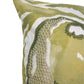 White Linen Cushion Cover -Hand and digital print, 16x16 inches, Set of 1