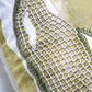 White Linen Cushion Cover -Hand and digital print, 16x16 inches, Set of 1
