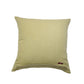 White Linen Cushion Cover -Hand and digital print, 16x16 inches, Set of 1