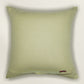 White Linen Cushion Cover -Hand and digital print, 16x16 inches, Set of 1