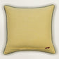 Paisley Embroidered Cushion Cover 16 Inch x 16 Inch | Yellow