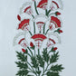 Applique Embroidered Cushion Cover 16 Inch x 16 Inch | Cord Piping | Off White