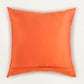 Aari Embroidered 100% Polyester Cushion cover | 16x16inch | Orange