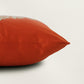 Aari Embroidered 100% Polyester Cushion cover | 16x16inch | Orange