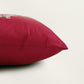 Aari Embroidered  100% Polyester  Cushion cover | 16x16inch | Pink