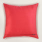 Embroidered  100% Polyester  Cushion Cover | 16x16inch | Rust