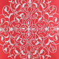 Embroidered  100% Polyester  Cushion Cover | 16x16inch | Rust