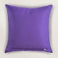 Aari Embroidered  100% Polyester  Cushion Cover | 16x16 inch | Purple