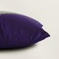 Aari Embroidered  100% Polyester  Cushion Cover | 16x16 inch | Purple